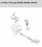 Stihl 011 AVEQ Anti-Vibration Electronic Ignition QuickStop Quickstop Plus Gasoline Chainsaw Spare Parts